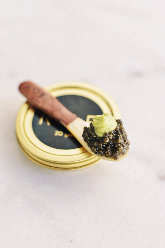 Guacamole Mousse with Caviar
