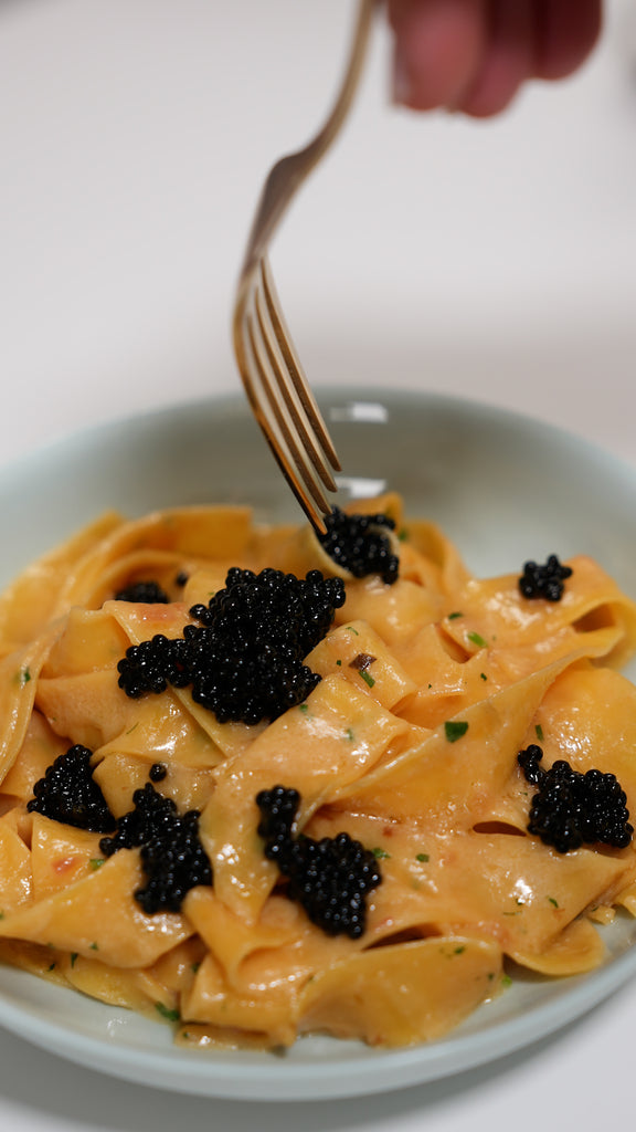 Miso Caviar Pasta