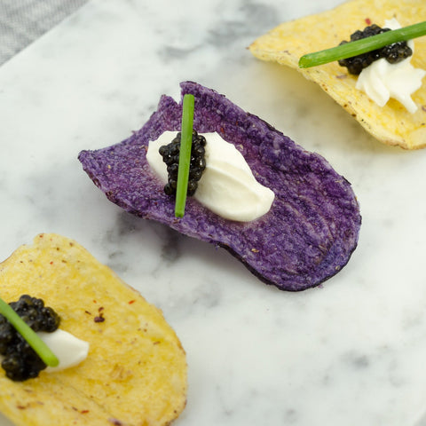 Creme Fraiche and ROE Caviar Appetizers