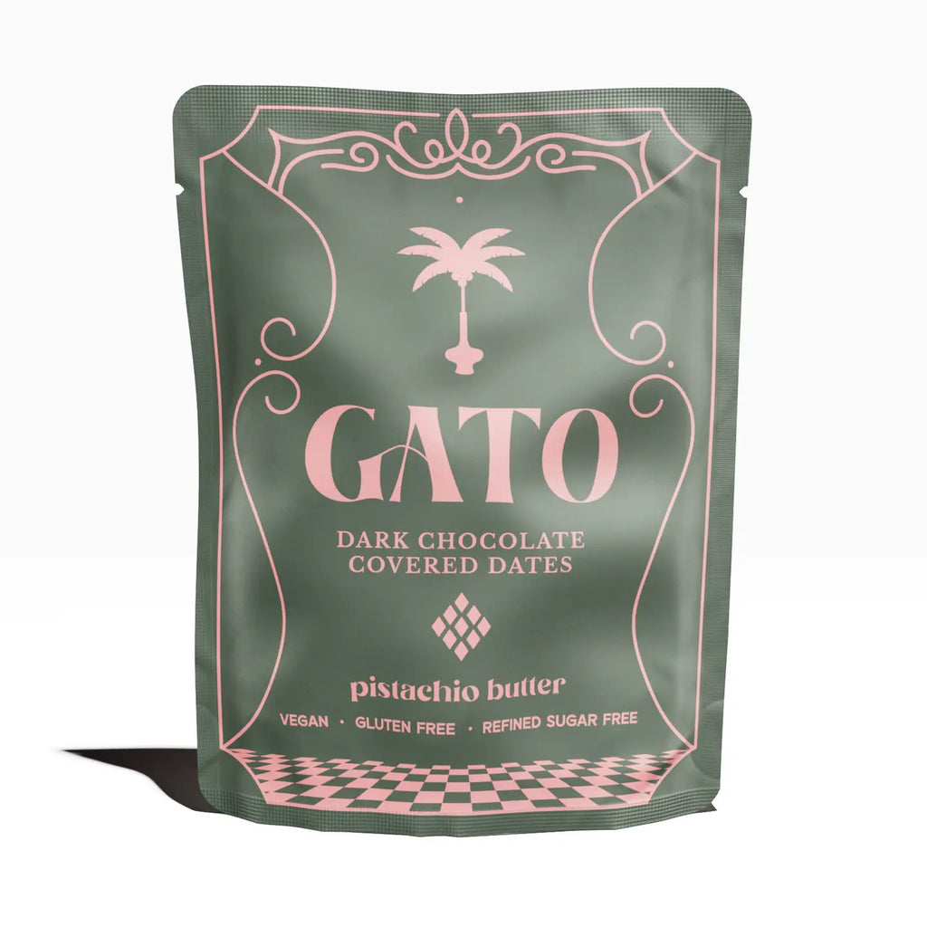 Gato Chocolate Covered Dates with Pistachio Butter (Single Serve)